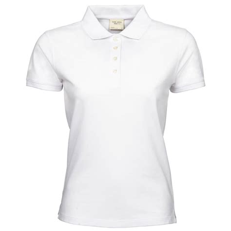 weiße Poloshirts für Damen 